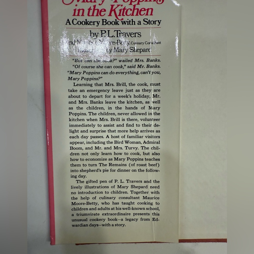 📖 Mary Poppins in the Kitchen (1975) First Edition | P.L. Travers - Picture 5 of 11